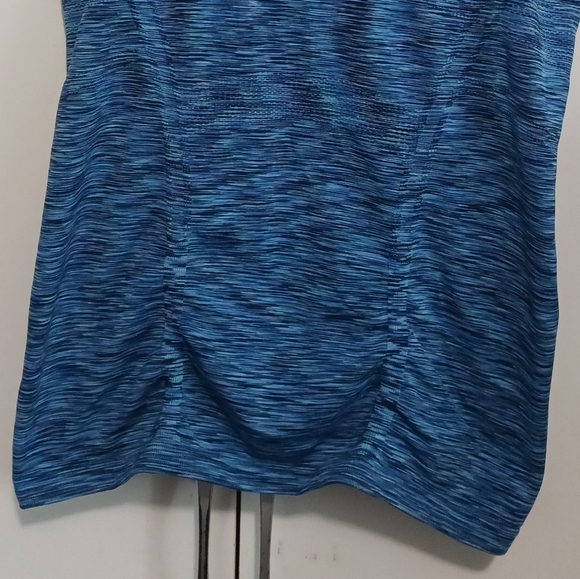 Athleta Blue Striped Racerback Tank - Picture 4 of 4